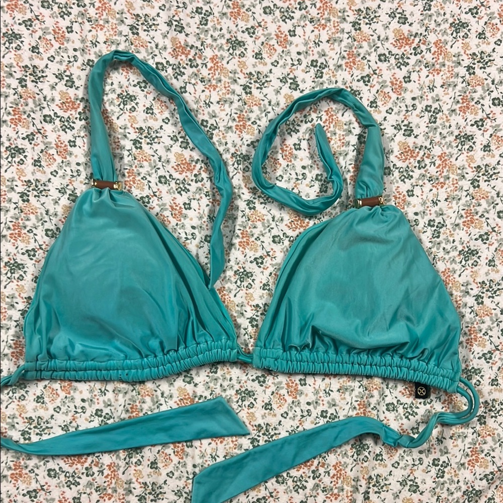 Vix Turquoise Bikini Top